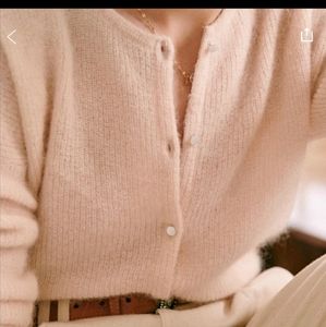 Sezane Gaspard Reversible Jumper in Nude/Pink, Size XXS. But can fit XXS-S. NWT.